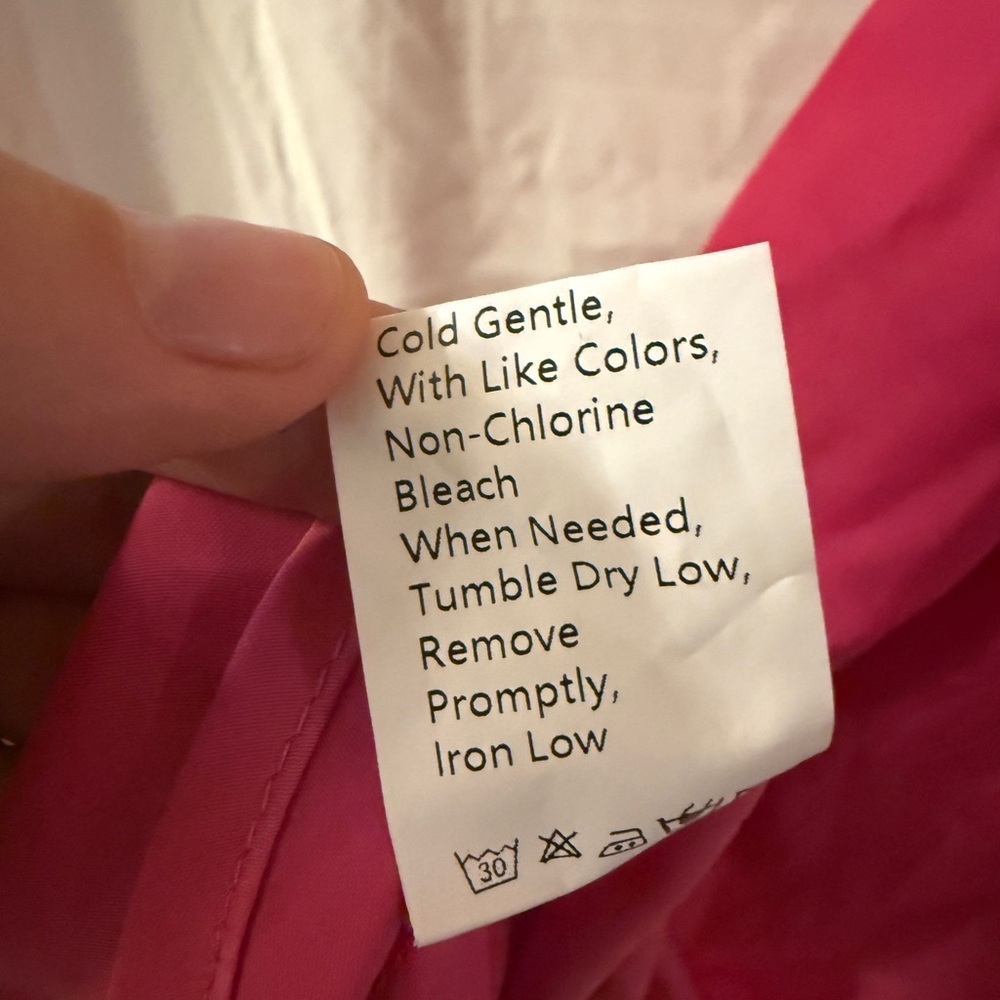 Pretty Garden Medium Elegant One-Shoulder Pink Dress - Picture 14 of 14